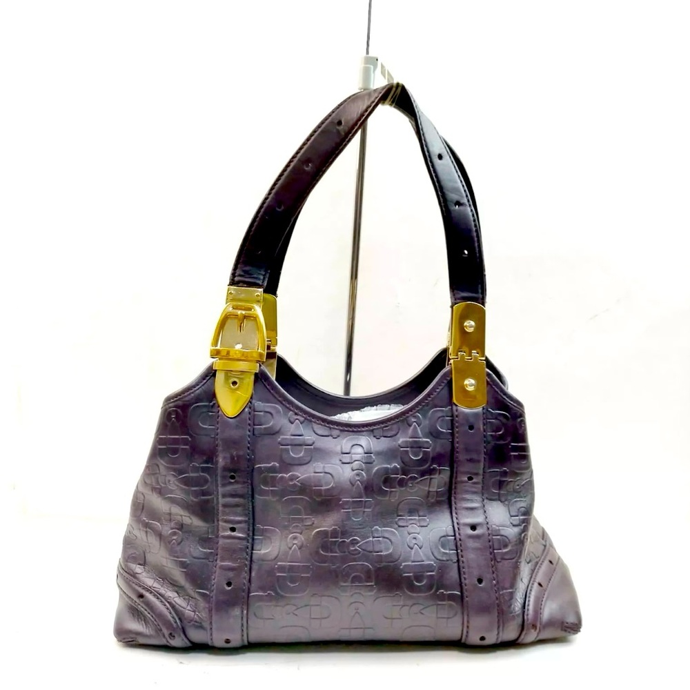 Gucci Hand Bag  Purple Leather made in Italy 🇮🇹